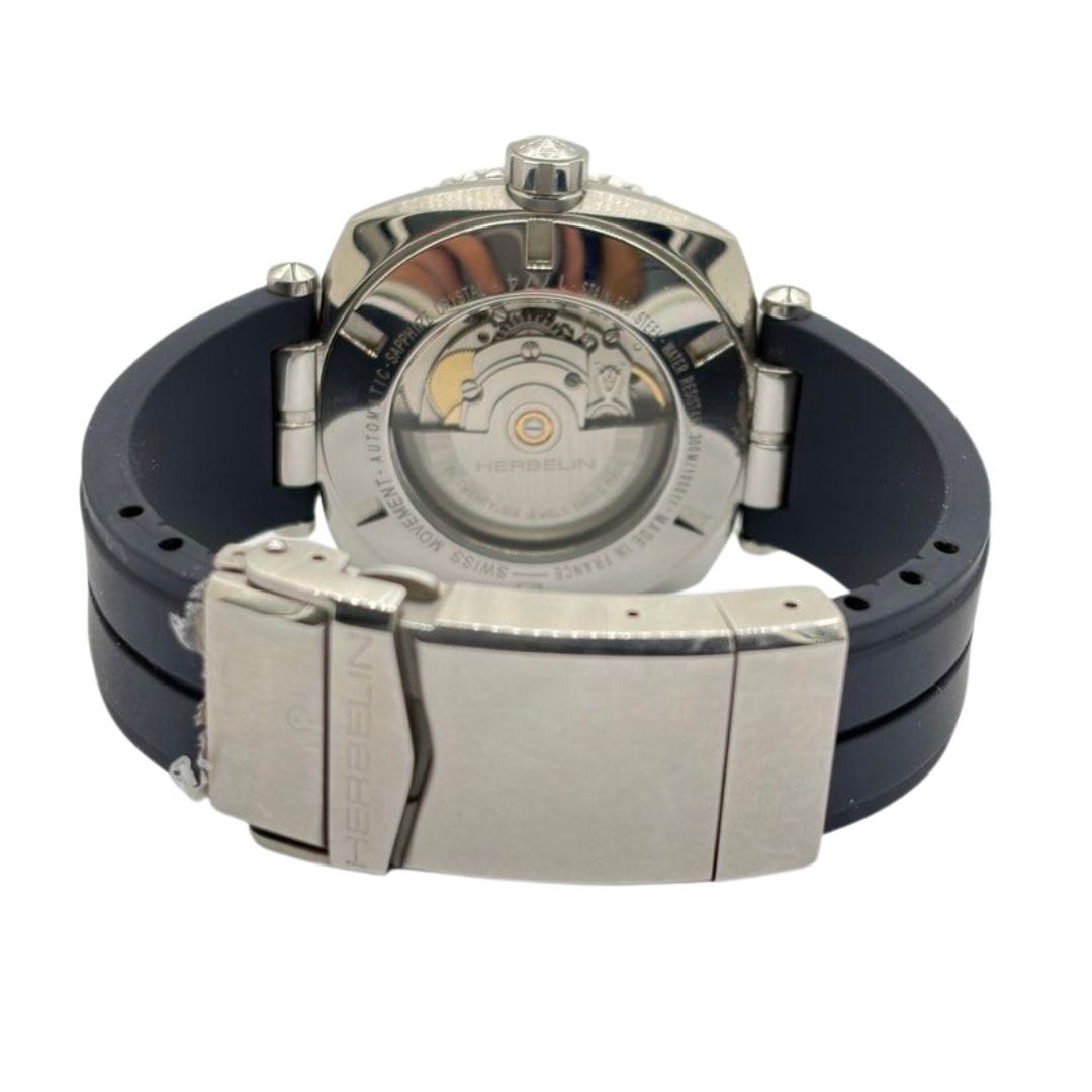 Herbelin Newport 42mm Automatic Divers Blue Dial Watch