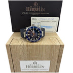 Herbelin Newport 42mm Automatic Divers Blue Dial Watch