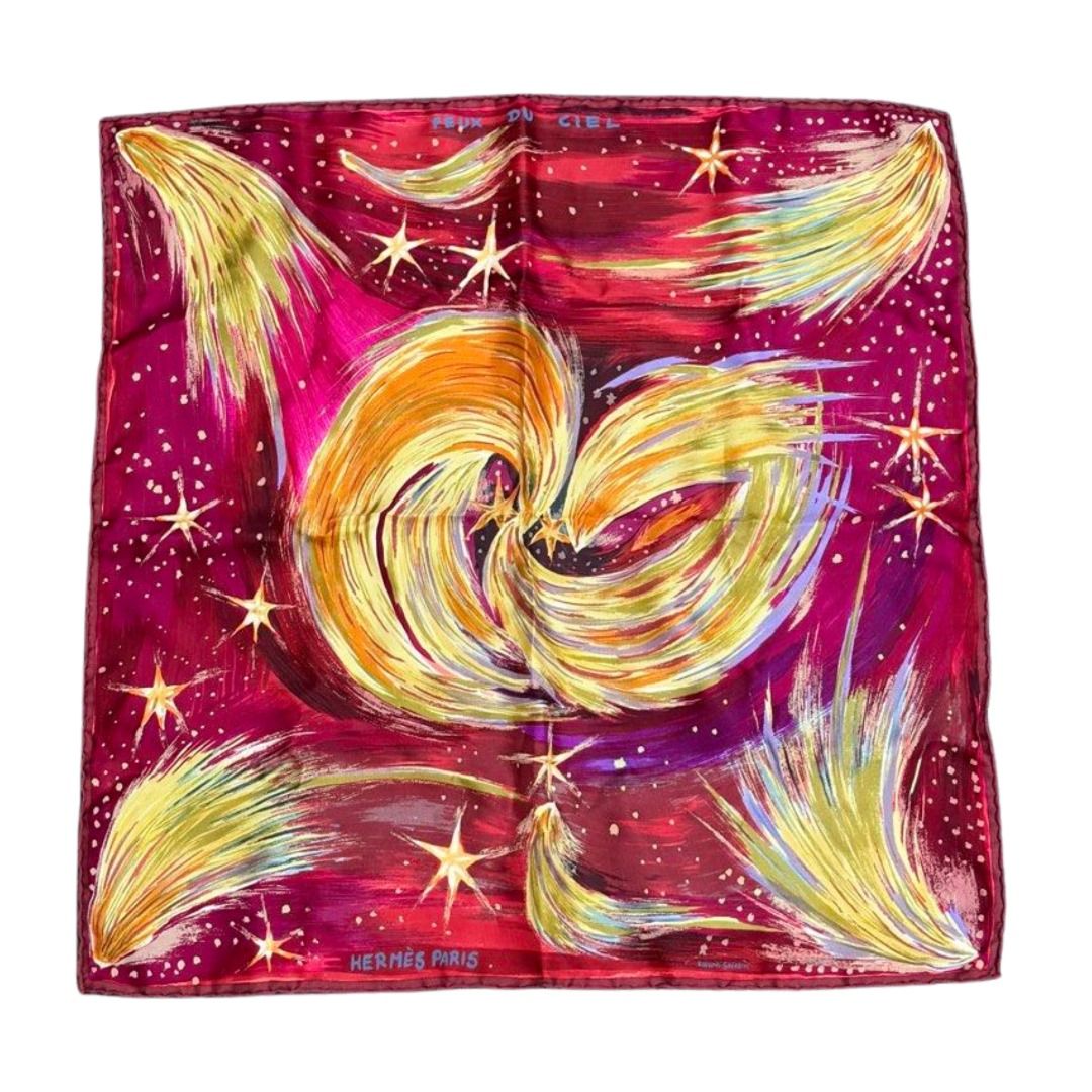 Hermes Feux Du Ciel Vintage Silk Scarf Secondary image