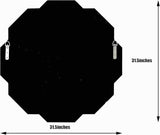 FYWDGLART Hlartdecor Helicoid Frameless Beveled Wall Decorating Mirror 31.5X31.5inches