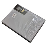 Hotelier Prestigio Grey Silver Embroidery Fitted Sheet Set [Single]