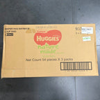 Huggies Platinum Naturemade Tape Diapers L 54ct Pack Of 3