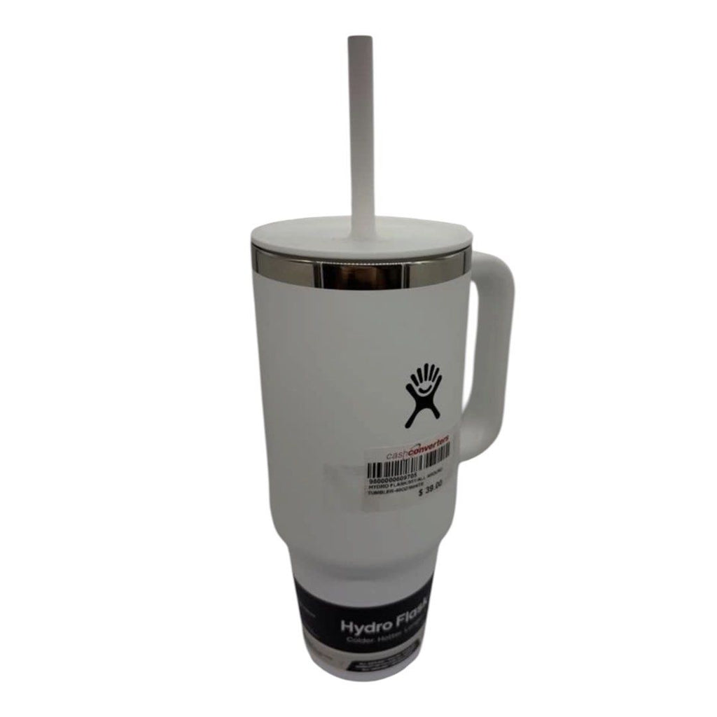 Hydro Flask All Around Travel Tumbler, 40 oz Capacity, White