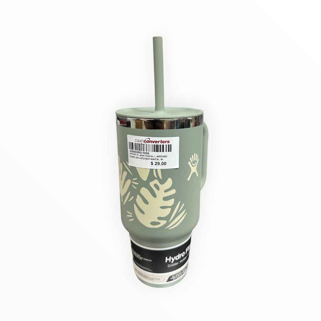 Hydro Flask All Around Travel Tumbler, 32 oz Capacity, Botanical Bliss Agave Main image