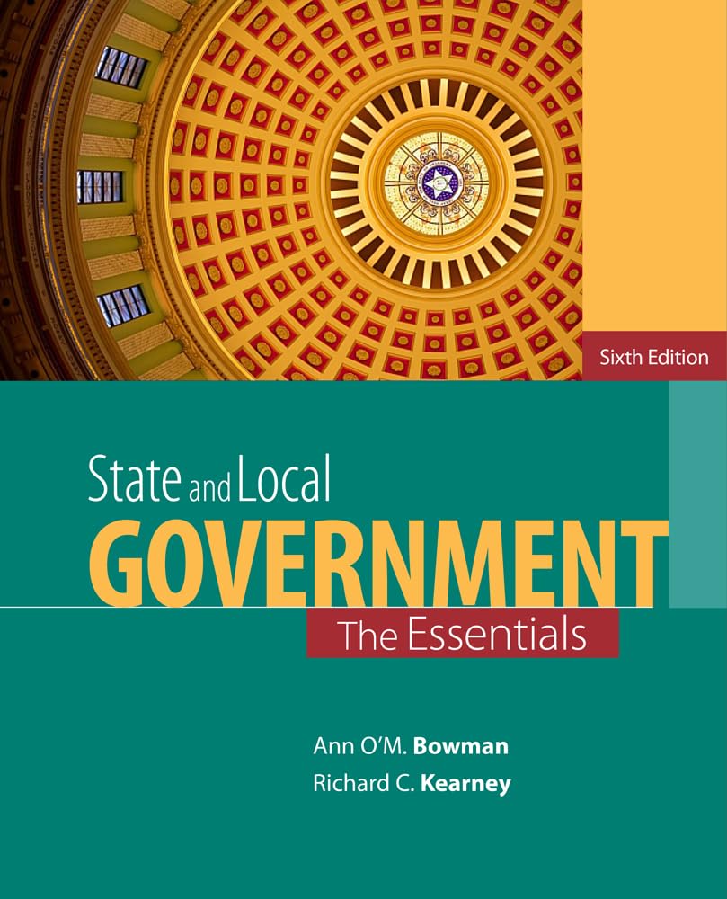 State And Local Government: The Essentials Paperback Main image