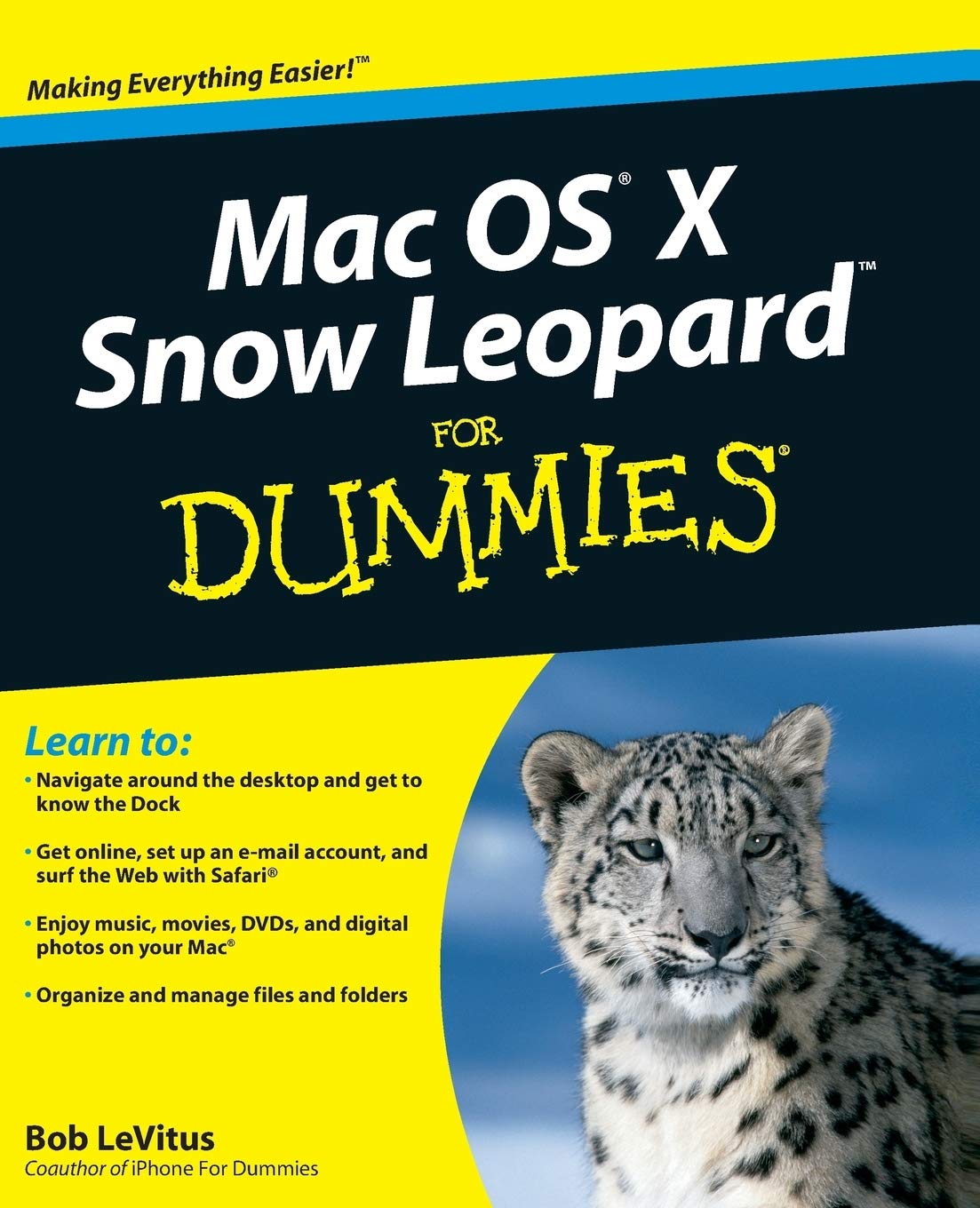 Mac OS X Snow Leopard For Dummies Paperback Main image