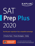 SAT Prep Plus 2020: 5 Practice Tests + Proven Strategies + Online (Kaplan Test Prep) Paperback