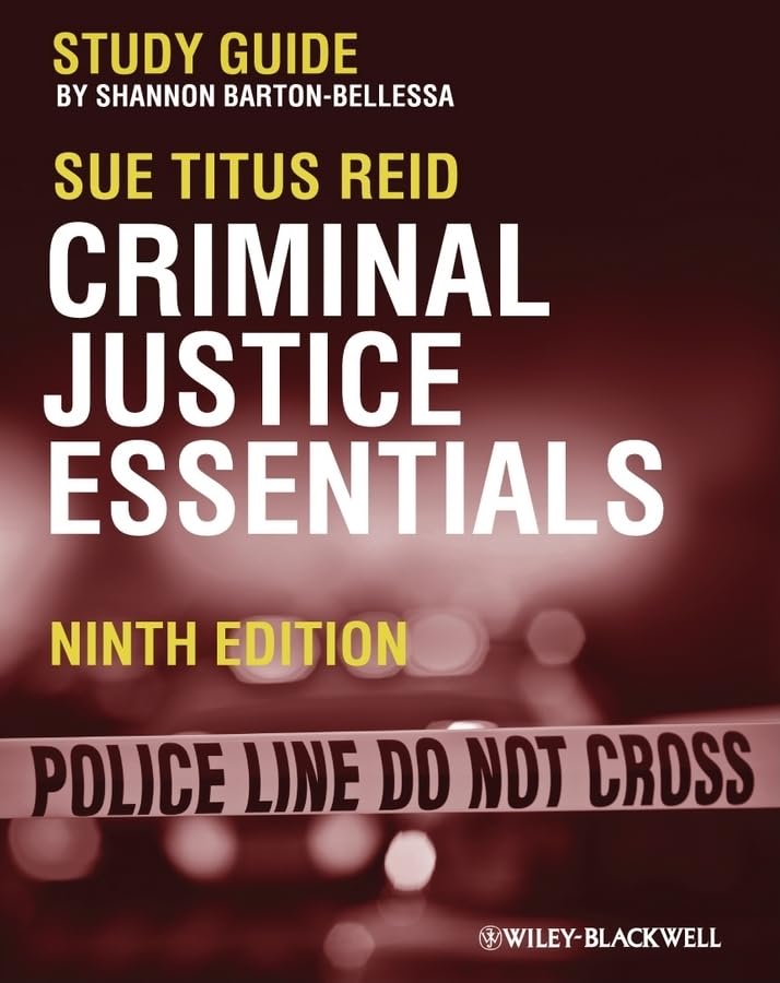 Criminal Justice Essentials, Study Guide Paperback Main image