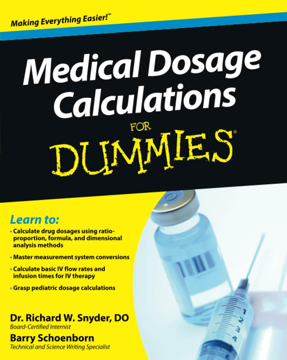 Medical Dosage Calculations For Dummies Paperback Main image