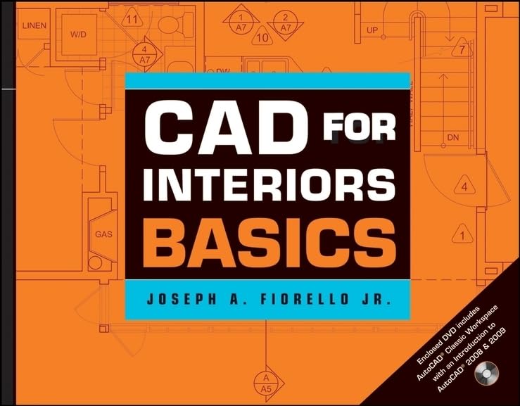 CAD For Interiors Basics, With DVD Paperback Main image