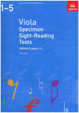 Viola Specimen Sight-Reading Tests, ABRSM Grades 1-5: From 2012 Paperback