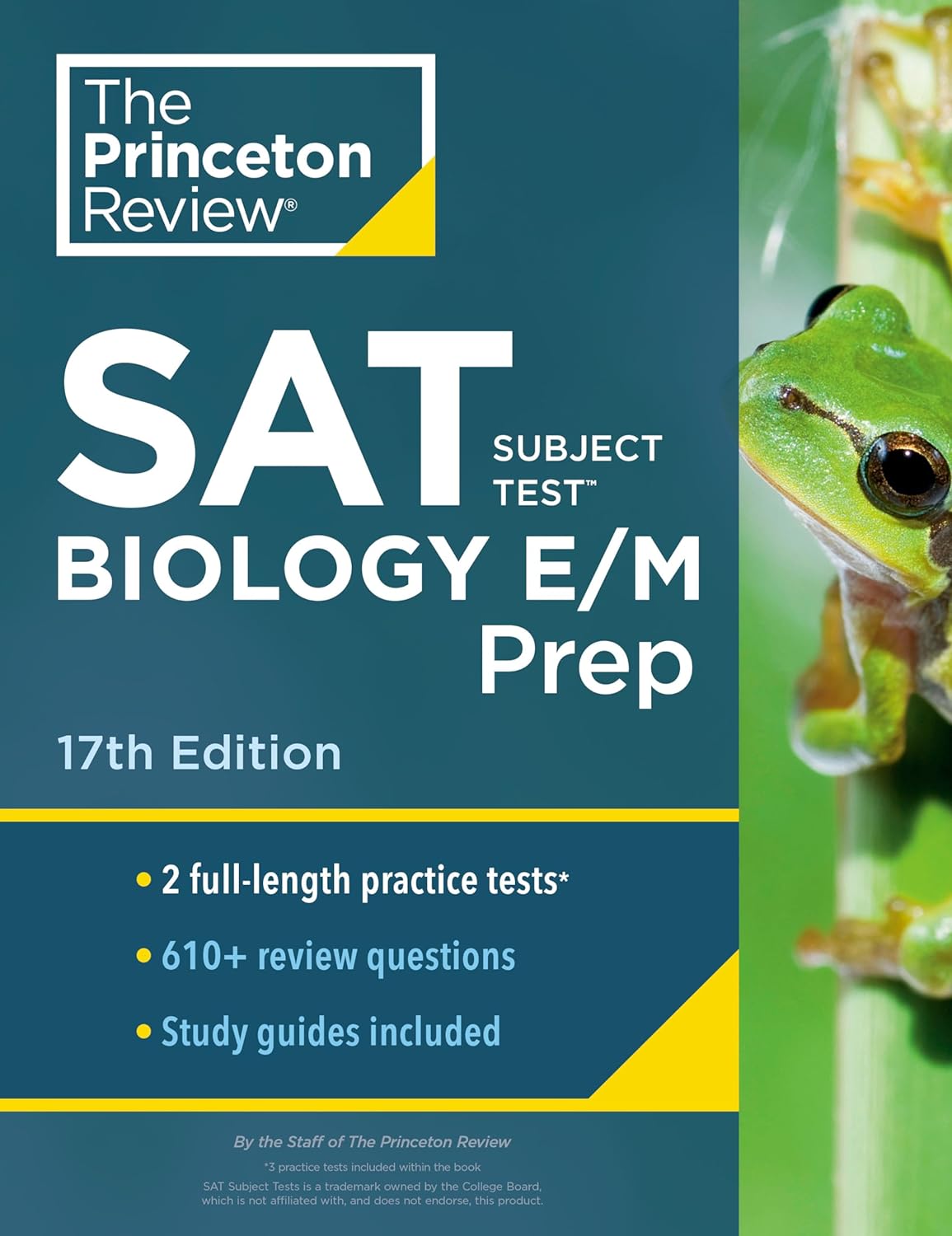 Princeton Review SAT Subject Test Biology E/M Prep Paperback Main image