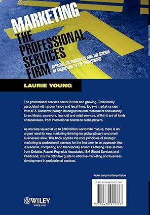 Marketing The Professional Services Firm: Applying the Principles And The Science of Marketing To The Professions Hardcover Secondary image