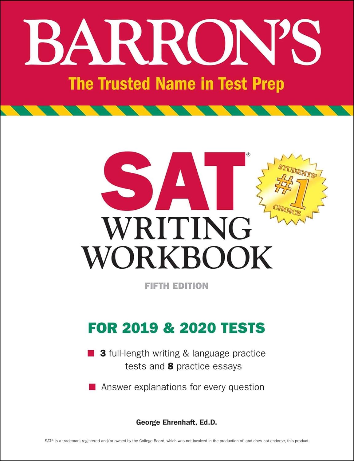 SAT Writing Workbook Paperback Main image