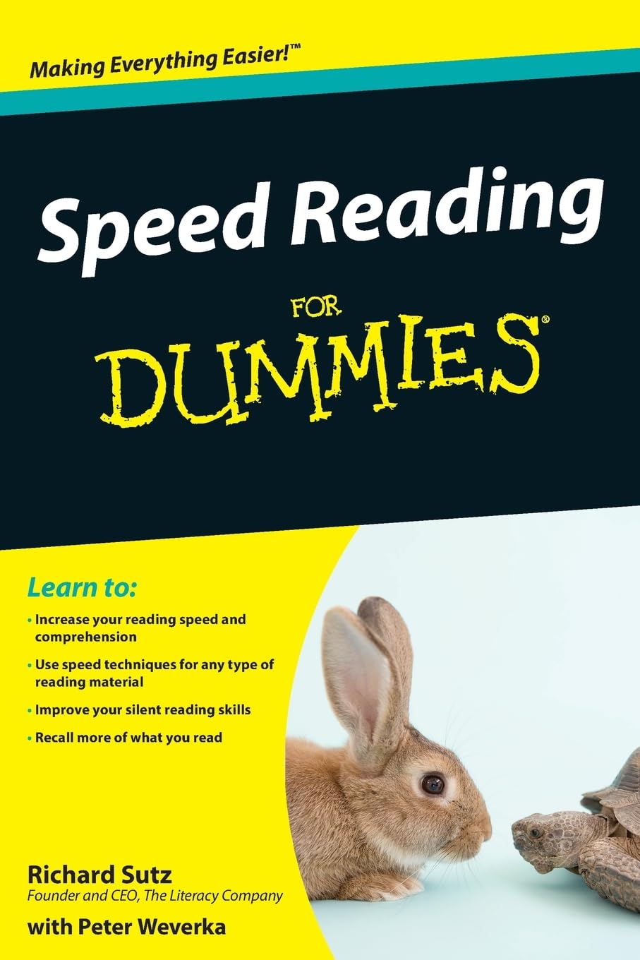 Speed Reading For Dummies Paperback Main image