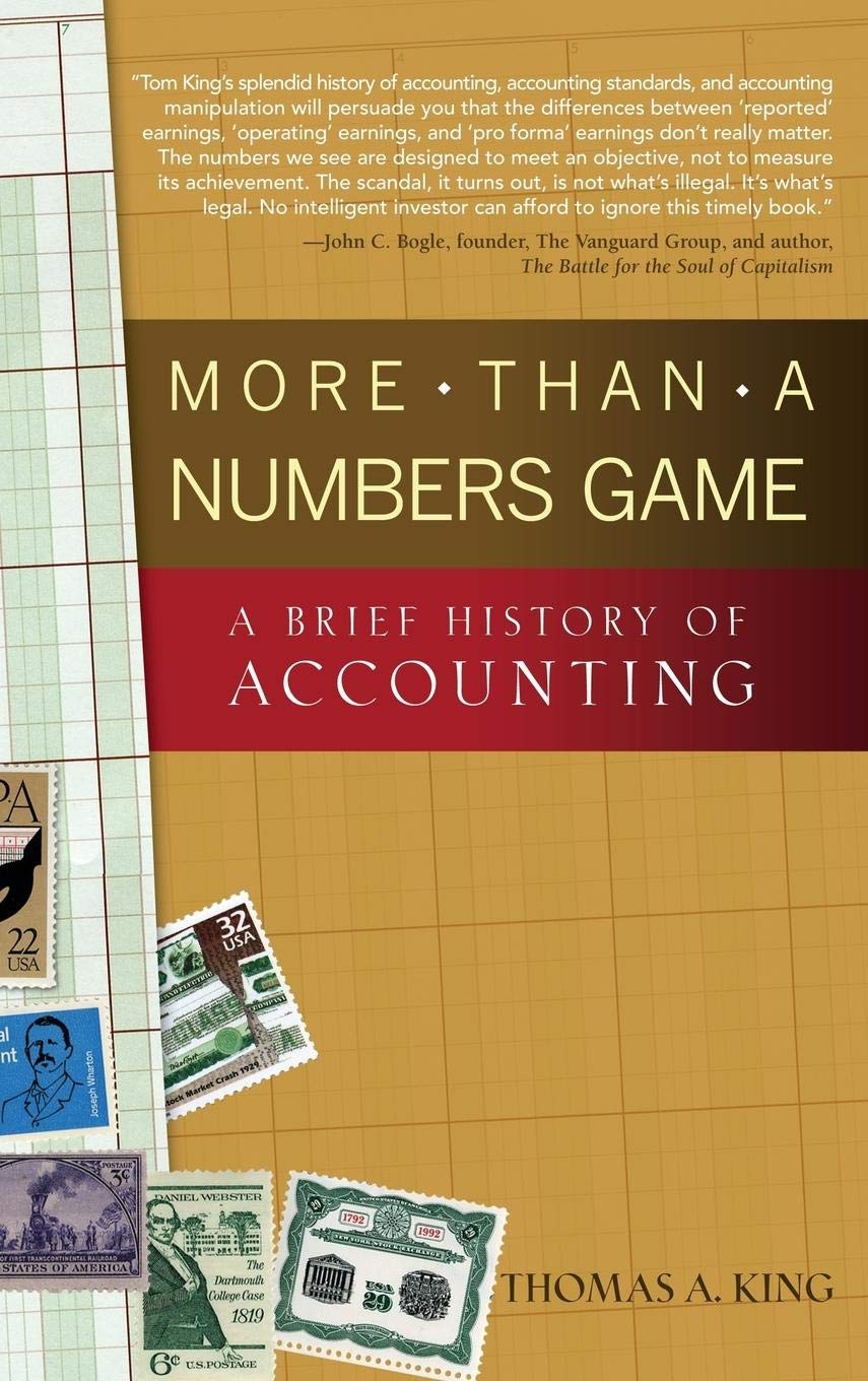 More Than A Numbers Game: A Brief History of Accounting Hardcover Main image