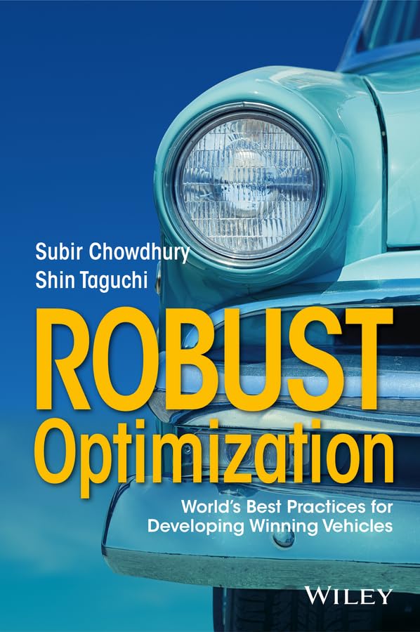Robust Optimization: World's Best Practices For Developing Winning Vehicles Hardcover Main image