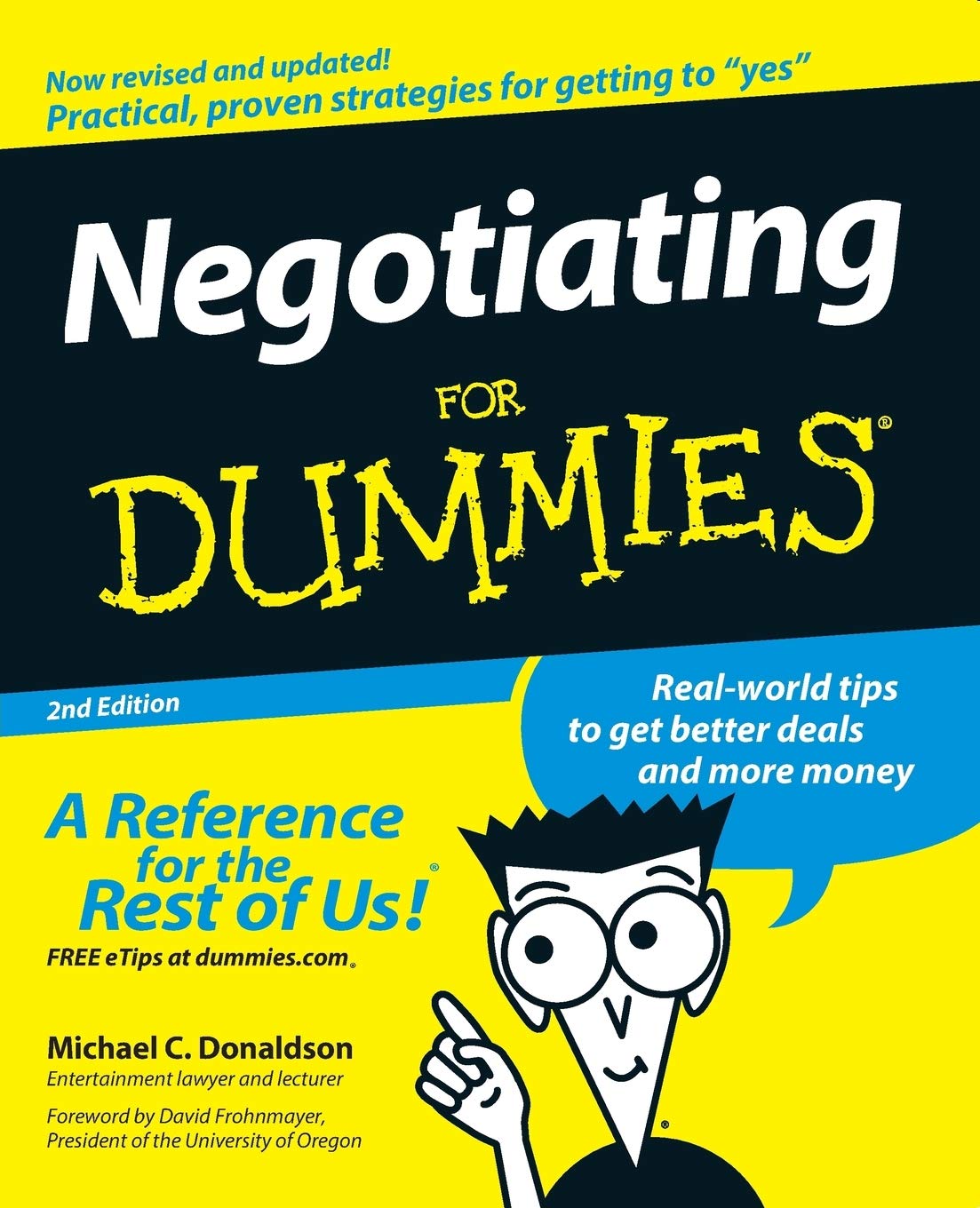 Negotiating For Dummies Paperback Main image