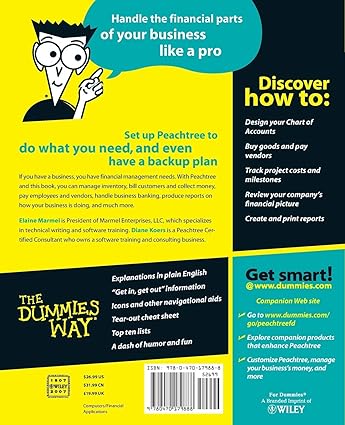 Peachtree For Dummies Paperback Secondary image