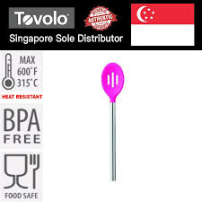 Tovolo Silicone Slotted Spoon - Royal Purple