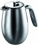 Bodum 1303-57 columbia coffee maker (double-walled, stainless steel, dishwasher-safe, 0.35 litres), matte