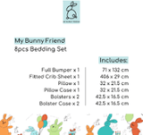 My Bunny Friend 8pcs Bedding Set (Bunny Party)