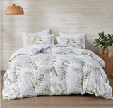 INTELLIGENT DESIGN Inspire by Reversible 100% Cotton Sateen Duvet-Breathable Comforter Cover,Modern All Season Bedding Set with Sham