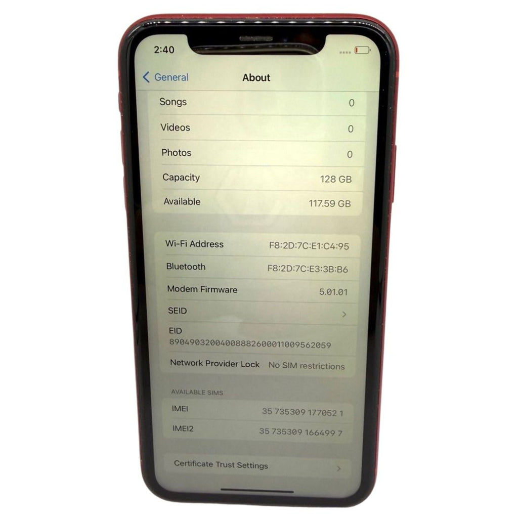 Apple iPhone XR Red 128GB