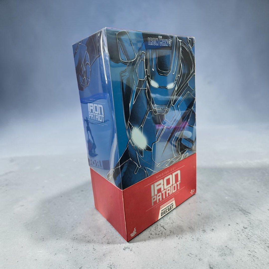 Hot Toys Iron Man 3 Iron Patriot MMS195-D01 Diecast Figure
