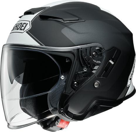 Shoei J Cruise II Adagio Helmet Matte Black Integrated Inner Sun Visor Main image