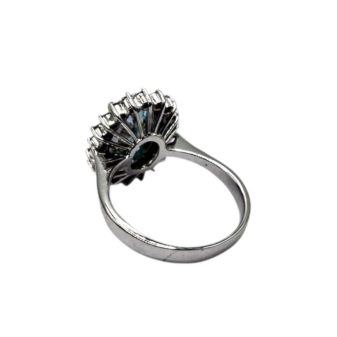 18KWG Blue Lab Grown Diamond=3.06, D20=0.51/VS2 Ring w/Cert Secondary image