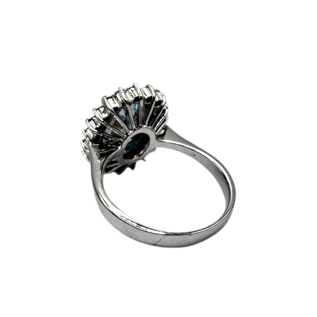 18KWG Blue Lab Grown Diamond=3.06, D20=0.51/VS2 Ring w/Cert