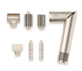 Shark FlexStyle 2 in 1 Hair Dryer & Styler For Straight Hair with FrizzFighter Finishing Tool, 2x Easy-Wrap Curlers, Round Brush, Paddle Brush, Styling Concentrator, Stone, Shark HD440
