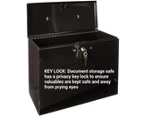 Master Lock File Safe, Locking Document Box, 0.49 Cubic Feet, 7148D