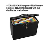 Master Lock File Safe, Locking Document Box, 0.49 Cubic Feet, 7148D