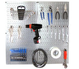 Wall Control 30-P-3232G Gray Metal Pegboard Pack