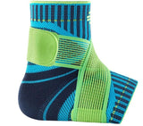 Bauerfeind Sports Ankle Support - Breathable Compression, Figure 8 Taping Strap, Air Knit Fabric, Secure Fit, Freedom of Movement (Rivera, X-Small/Left)
