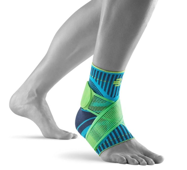 Bauerfeind Sports Ankle Support - Breathable Compression, Figure 8 Taping Strap, Air Knit Fabric, Secure Fit, Freedom of Movement (Rivera, X-Small/Left) Main image