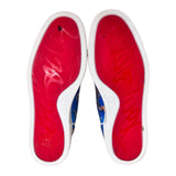 Christian Louboutin Louis Junior Spikes ,Odyssey Print Sneaker ,Size 40