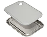 Hydro Flask Stainless Steel Reusable Food Platter Outdoor Kitchen Cut and Serve Platter Baltic - Dishwasher Safe, BPA-Free, Non-Toxic