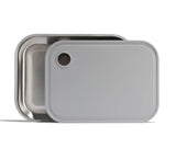 Hydro Flask Stainless Steel Reusable Food Platter Outdoor Kitchen Cut and Serve Platter Baltic - Dishwasher Safe, BPA-Free, Non-Toxic