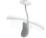 Joseph Joseph 70519 EasyStore Butler Plus Stand Toilet Paper Holder with Flex Steel Brush, Grey/White,Stainless Steel