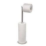 Joseph Joseph 70594 EasyStore Luxe 2-in-1 Stainless-steel Toilet Roll Stand