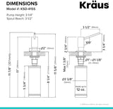 Kraus KSD-41SS Modern Soap Dispenser, Stainless Steel