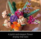 LEGO Flower Bouquet 10280 Building Kit; A Unique Flower Bouquet Gift and Creative Project for Adults, (BOX BAD CONDITION)