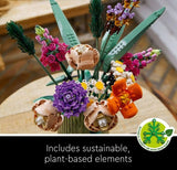 LEGO Flower Bouquet 10280 Building Kit; A Unique Flower Bouquet Gift and Creative Project for Adults, (BOX BAD CONDITION)