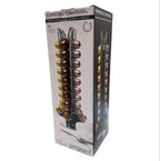 Prepara Espresso and Coffee Pods Holder and Carousel Storage Organizer for 50 Capsules, Spins 360-degrees, Small, Black