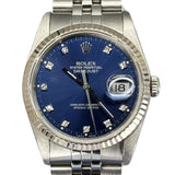Rolex 16234 Automatic Diamond Index Men's Watch ,36mm