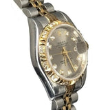 Rolex 69173 DateJust Halfgold Diamond D10 Automatic Watch, 26mm