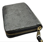 Louis Vuitton Black Empreinte Zippy Wallet